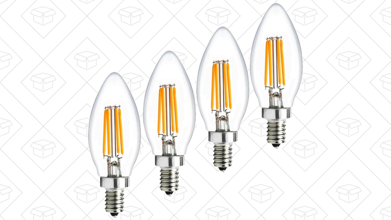 4-Pack Edison-Style LED Bulbs, $24 with code ZJ66WBY5